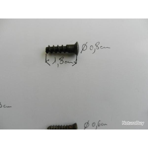 petite vis bois pour arme t�te a trous