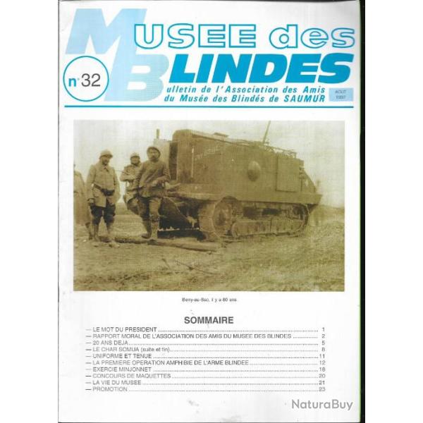 bulletin de l'association des amis du mus�e des blind�s de saumur n 32 , chars,tanks, panzer