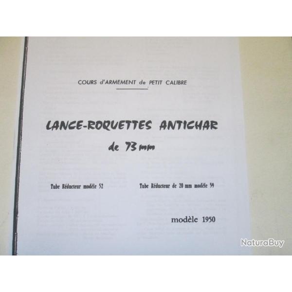 MANUEL SUR LRAC 73 MM  - NOTICE PDF