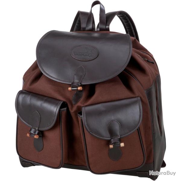 Sac � dos de chasse coton/cuir