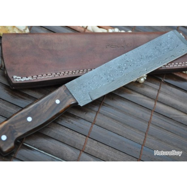 COUTEAU DE CHEF - DAMAS ARTISANALE