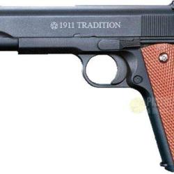 R&eacute;plique airsoft Plan Beta Pistolet 1911 Tradition Noir Spring The Equalizers