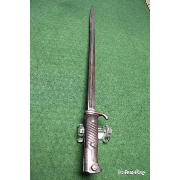 BAIONNETTE   ALLEMANDE   MODELE  1898   POUR  GEWER  98  W W 1 . MATRICULEE   REGIMENT