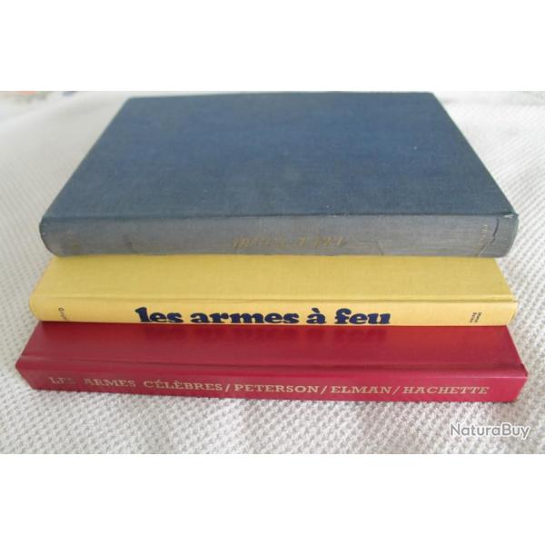 Lot 3 ouvrages sur les armes � feu