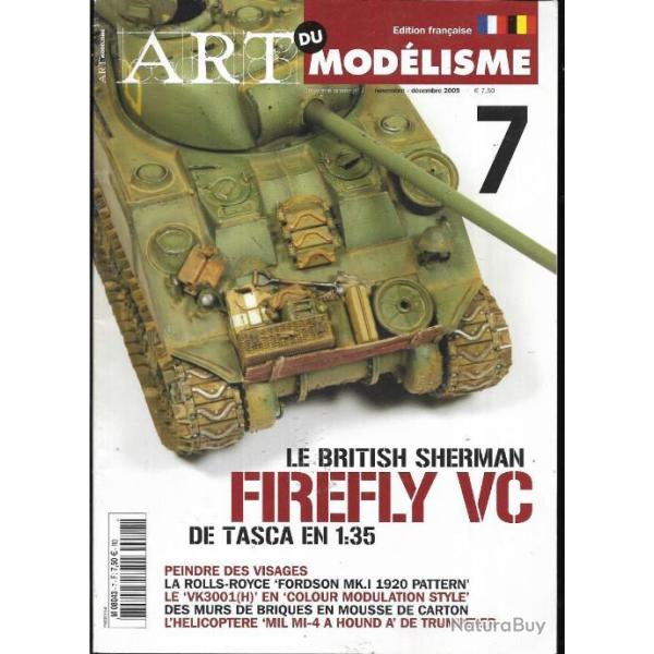 revue art du mod�lisme british sherman firefly vc , rolls royce blind�e