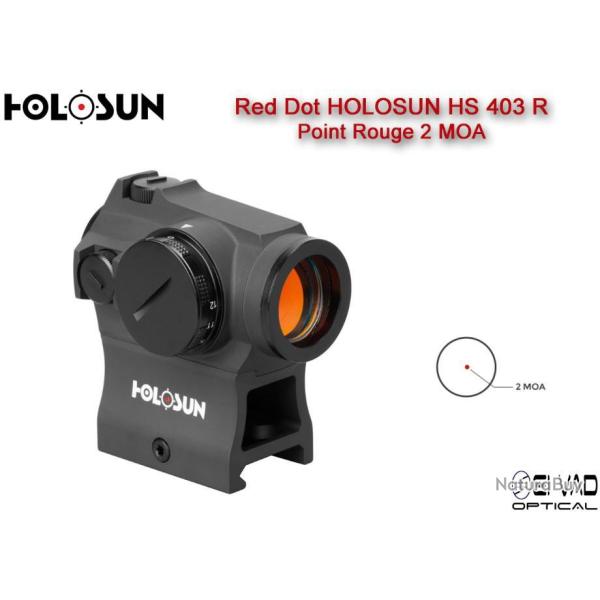 Point Rouge HOLOSUN HS403R - 2 MOA