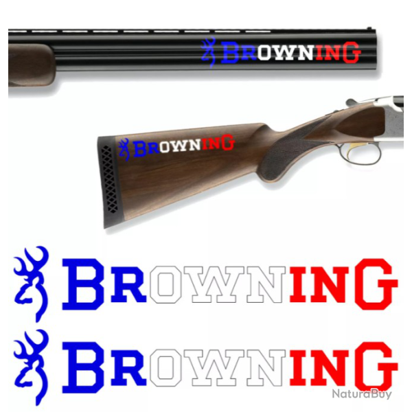 PERSONNALISEZ VOS CANONS OU CROSSES DE FUSIL BROWNING BLEU BLANC ROUGE PATRIOTE