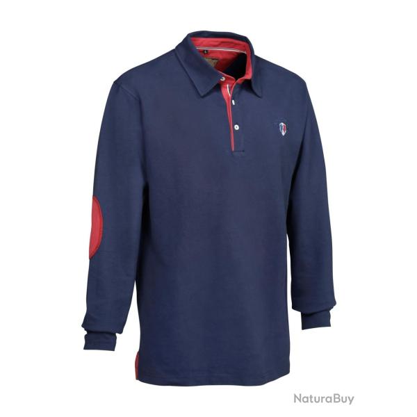 Polo Ligne Verney Carron Casual Manches longues Bleu