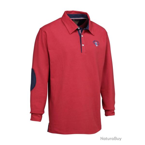 Polo Ligne Verney Carron Casual Manches longues Rouge