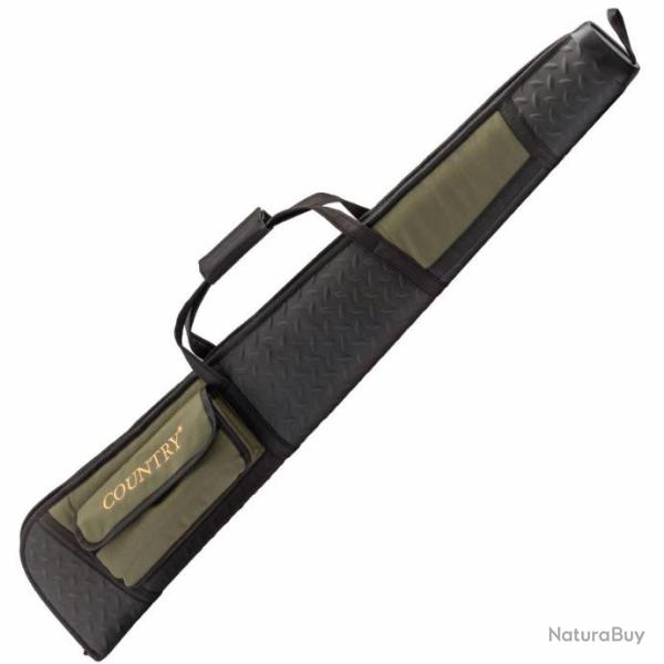 Fourreau  fusil 120 cm Country sellerie kaki et noir