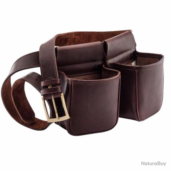Ceinture cartouchi�re en cuir de poste ou trap