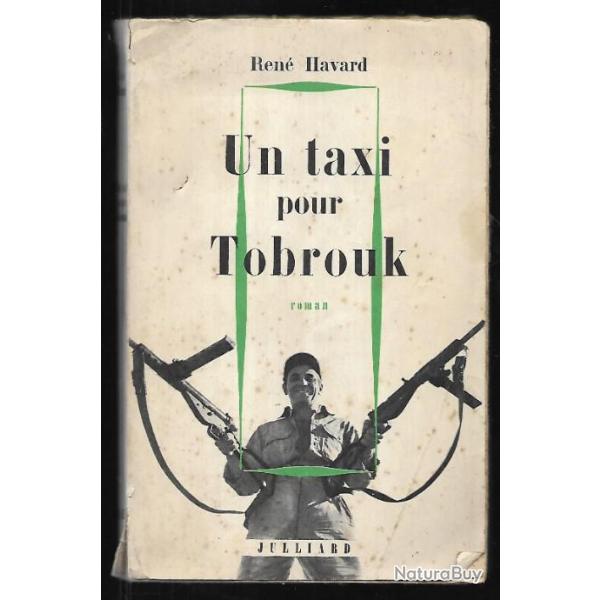un taxi pour tobrouk de ren� havard , charles aznavour en couverture