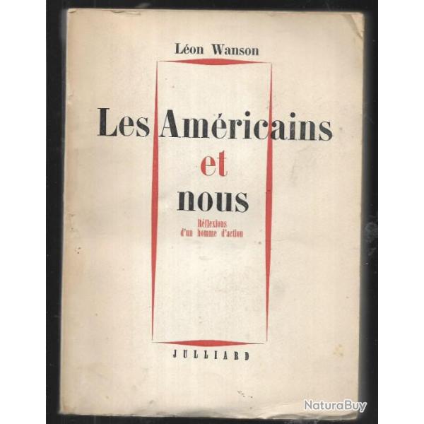les am�ricains et nous de l�on wanson