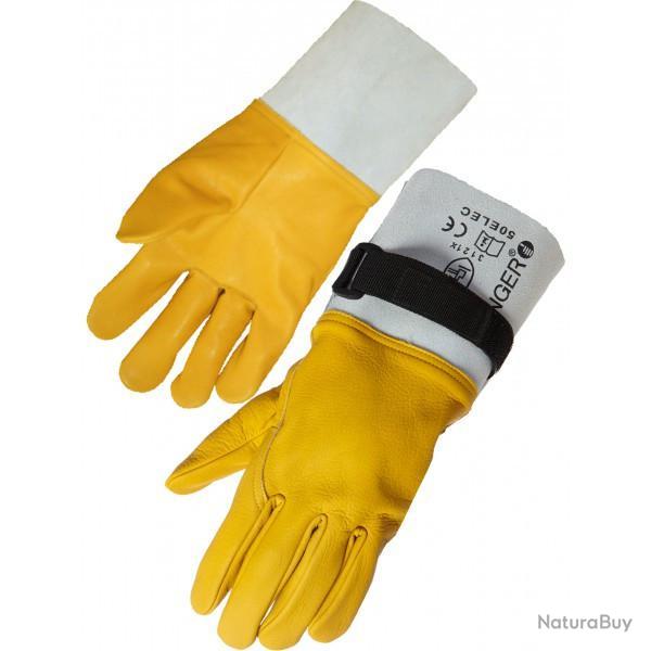 Sur-gants pour �lectriciens en tout cuir Singer Safety 50ELEC 10