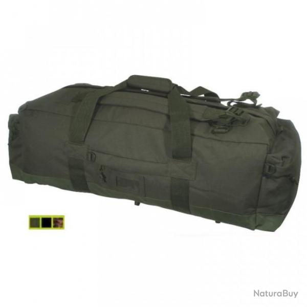SAC OPERATIONNEL KAKI 80 LITRES - PERCUSSION - Port en position main, bandoulli�re ou sac � dos