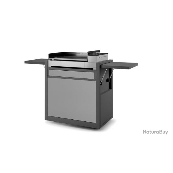 CHARIOT PLANCHA FORGE ADOUR PREMIUM ACIER PEINT FERME Plancha Premium 60