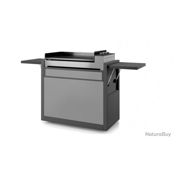 CHARIOT PLANCHA FORGE ADOUR PREMIUM ACIER PEINT FERME Plancha Premium 75