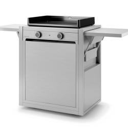 CHARIOT PLANCHA FORGE ADOUR MODERN FERME INOX Plancha Modern 60