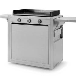 CHARIOT PLANCHA FORGE ADOUR MODERN FERME INOX Plancha Modern 75