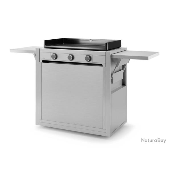 CHARIOT PLANCHA FORGE ADOUR MODERN FERME INOX Plancha Modern 75