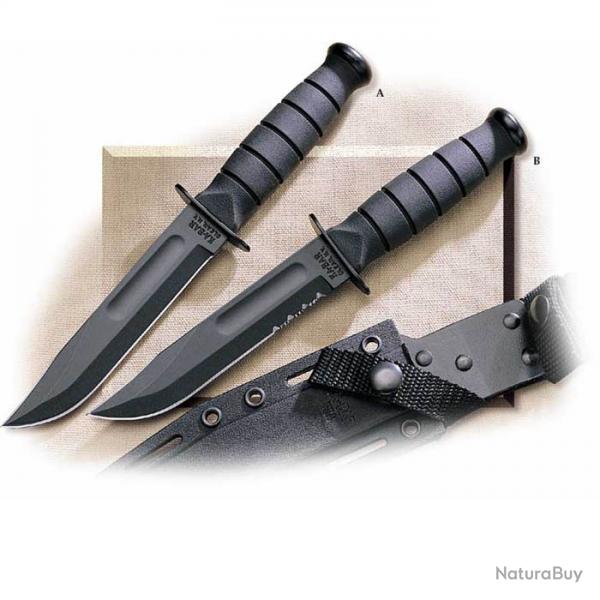 Couteau KA1257 KABAR Serrated TACTICAL RANDO  Ka-bar Short Serrated Leather