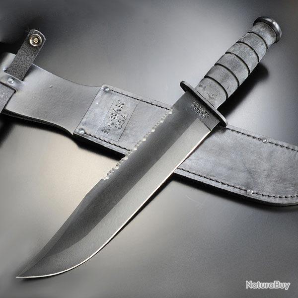 Couteau de Combat Ka-Bar Big Brother Fighting/ Utility Acier 1095 Manche Kraton  KABAR USA KA2211