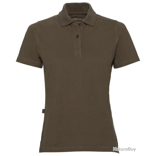 Polo de chasse femme kaki Couleur Kaki