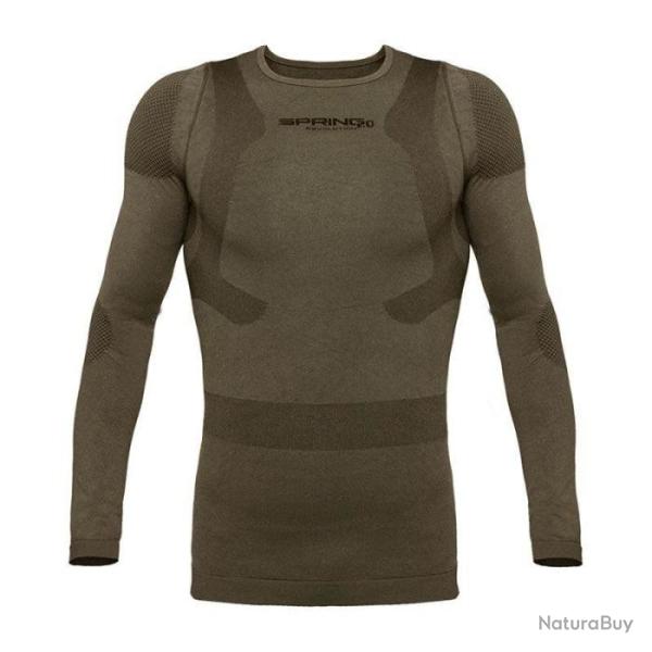 Sous vtement technique Haut Spring Merino Vert