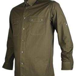 Chemise de chasse Coton Ripstop Transformable Somlys Vert