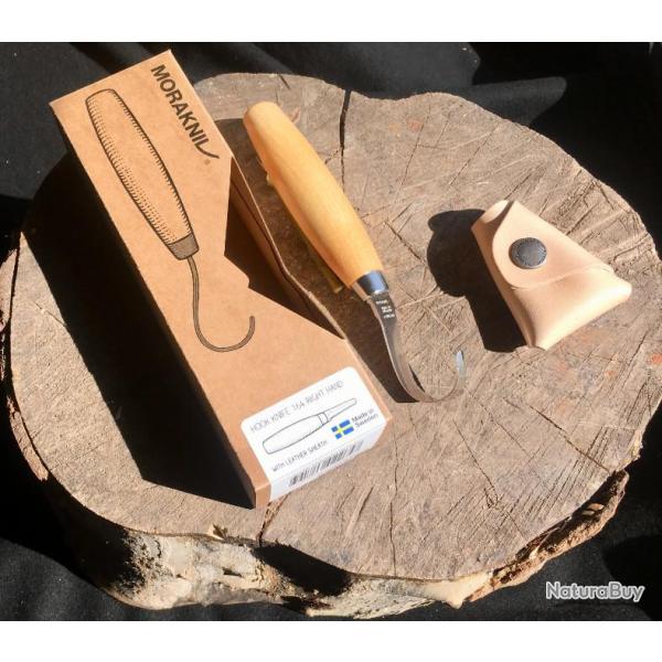 Couteau Sculpture MORAKIV 162 avec Etui cuir