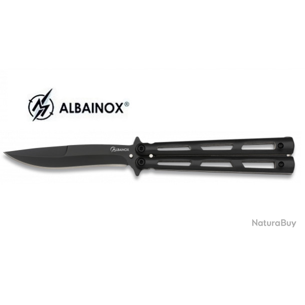 Couteau PAPILLON Tactique Noir Intense  lame de 10.3 cm