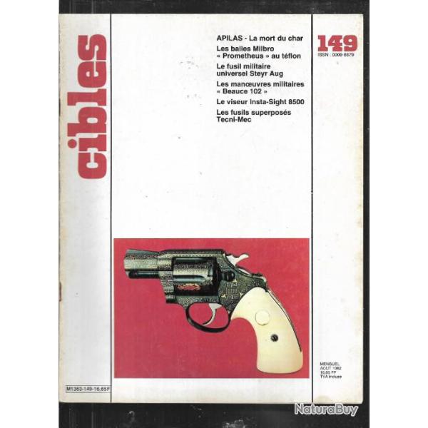 cibles 149 cartouche 6 mm us navy, apilas la mort du char, balles milbro prometheus t�flon cal.22