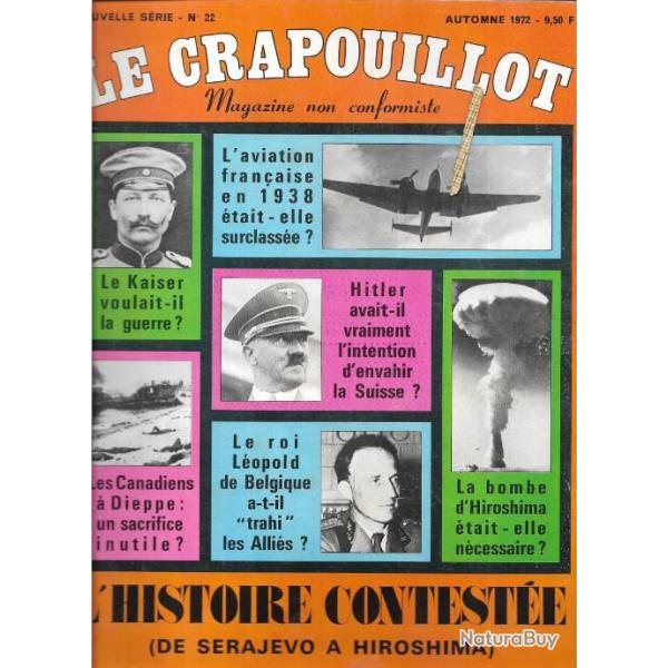 le crapouillot nouvelle s�rie n�22 l'histoire contest�e de srajevo � hiroshima automne 1972