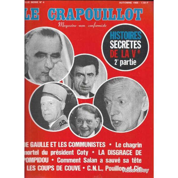 le crapouillot nouvelle s�rie n�4 histoires secr�tes de la Ve 2e parie, autome 1968