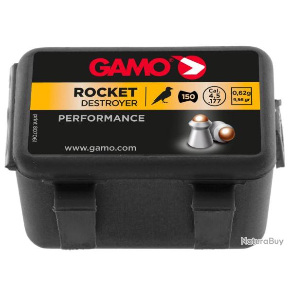 3 boites Plombs ROCKET DESTRUCTOR 4,5 mm  - GAMO
