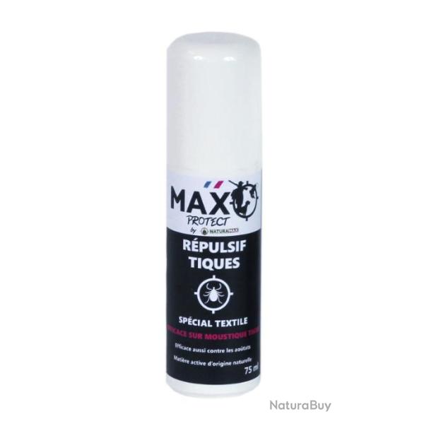 RPULSIF POUR TIQUES MAX PROTECT - SPCIAL TEXTILE - 75 ML