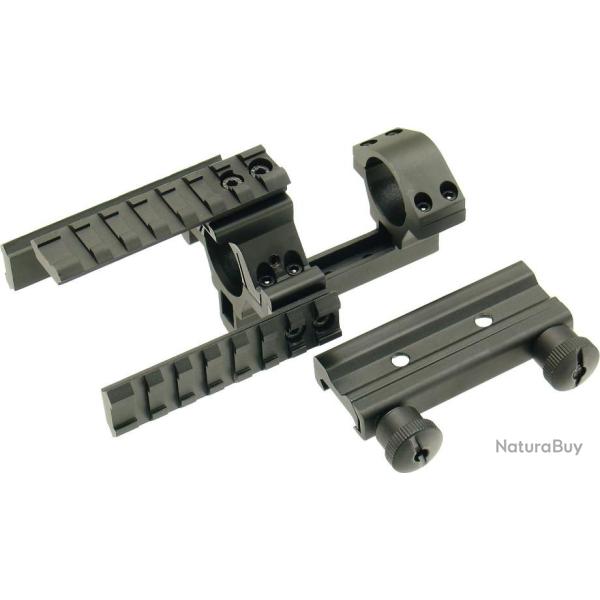 Anneaux de montage ris monobloc avec kit triple rails ris - UTG