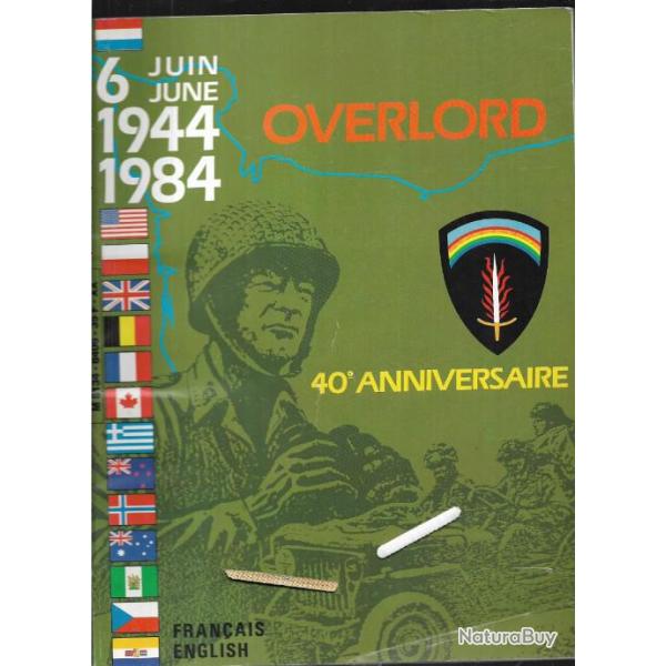 d�barquement de normandie overlord 40e anniversaire 6 juin 1944-1984