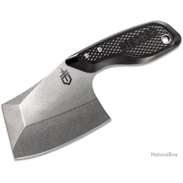 Couteau Gerber Tri-Tip Mini Cleaver Lame Acier 7Cr17MoV Manche Aluminium Black Etui Kydex G1693