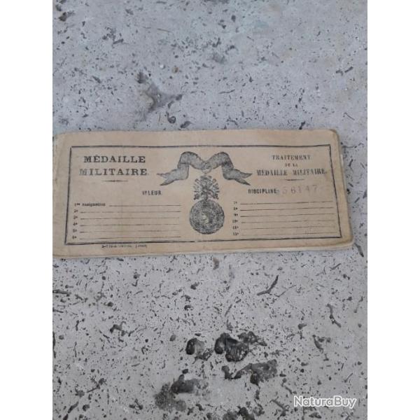 traitement de la medaille militaire , grande chancellerie de la l�gion d'honneur