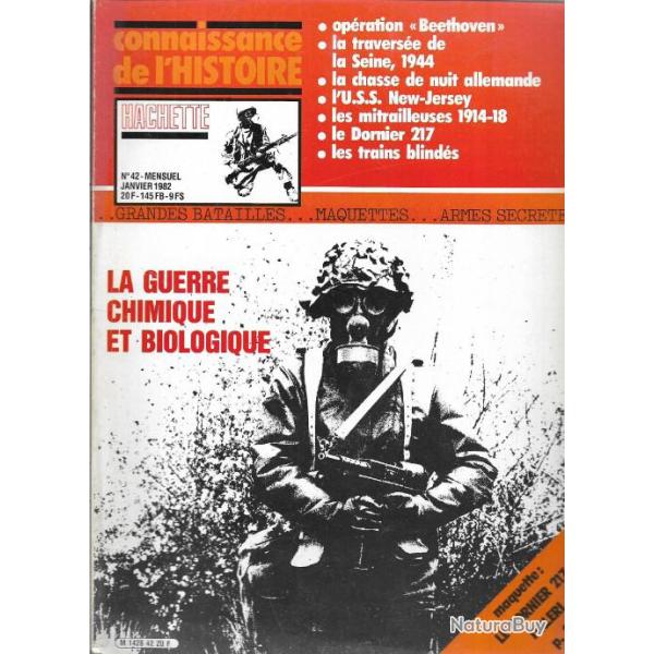 connaissance de l'histoire n�42 la guerre chimique et biologique, uss new jersy, trains blind�s ,