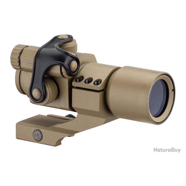 POINT ROUGE ET VERT AVEC MONTAGE CANTILEVER TAN