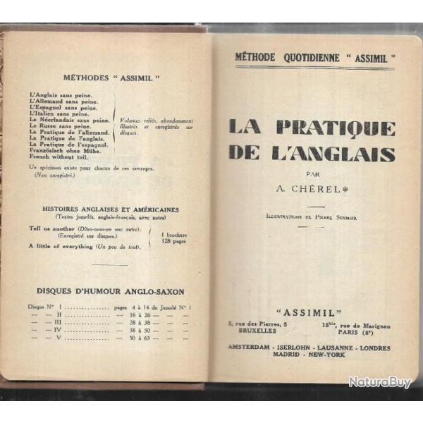 la  pratique de l'anglais assimil par a.ch�rel