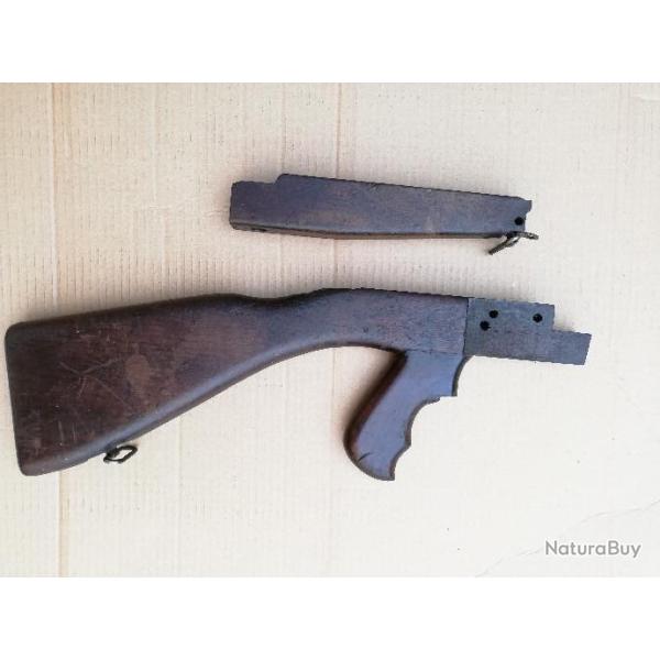 Crosse compl�te pistolet mitrailleur Ingram M6 - RARE -