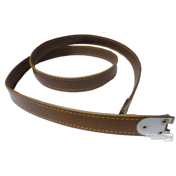 Bretelle en cuir avec agrafe pour fusil Robust - Id�al
