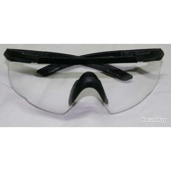 LUNETTE DE PROTECTION WILEY X SABER BLANC