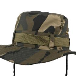 Bob Safari Arm&eacute;e Camouflage avec lien Taille unique Vert