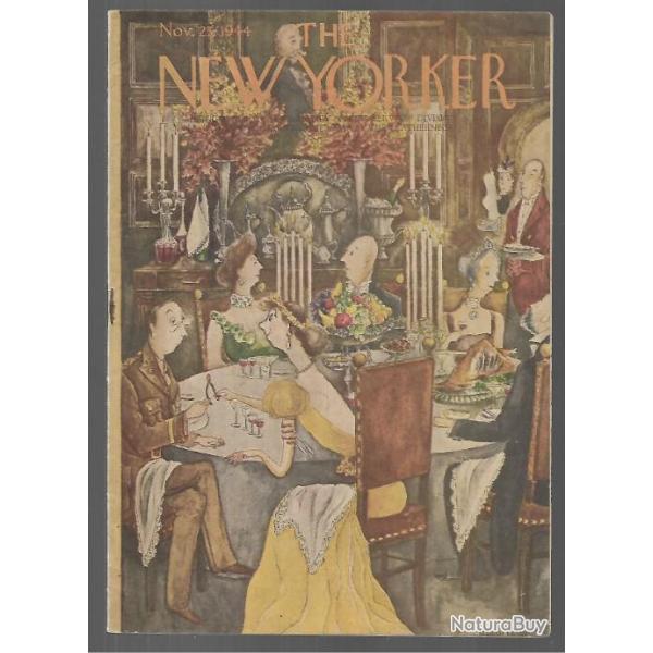 the new yorker 25 novembre 1944 , plaquette humoristique en anglais , destination us army?