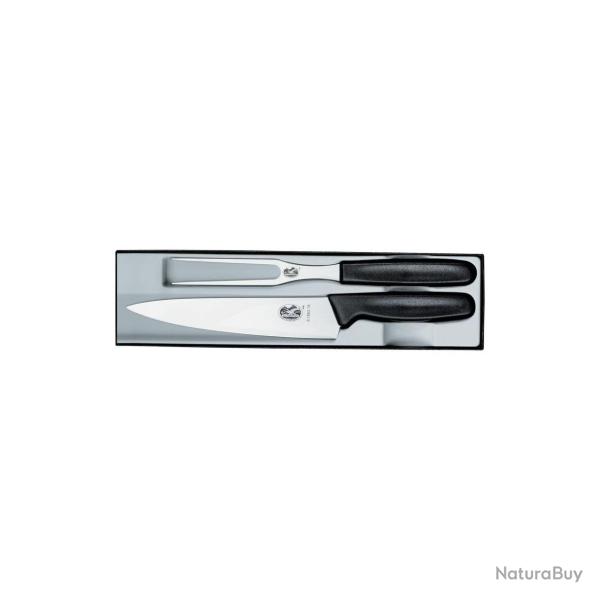 Victorinox - Coffret Decouper 2P Noir - 5.1023.2