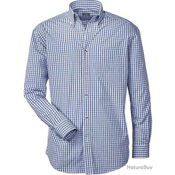 Chemise � carreaux bleu/blanc (Couleur: Bleu/Blanc, Taille: L)